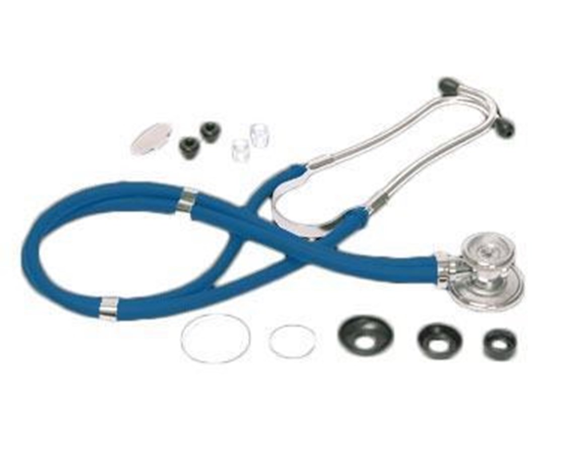 Stethoscope Sprague ProAdvantage Double Tube Dual Head 5 Year warranty Latex-Free Royal Blue 22' (1/EA) by Pro Advantage  ID P542212